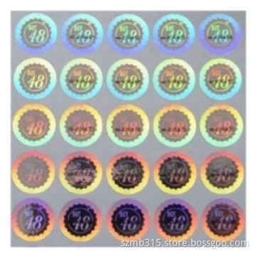 Europe Popular Security Hologram Labels and Stickers